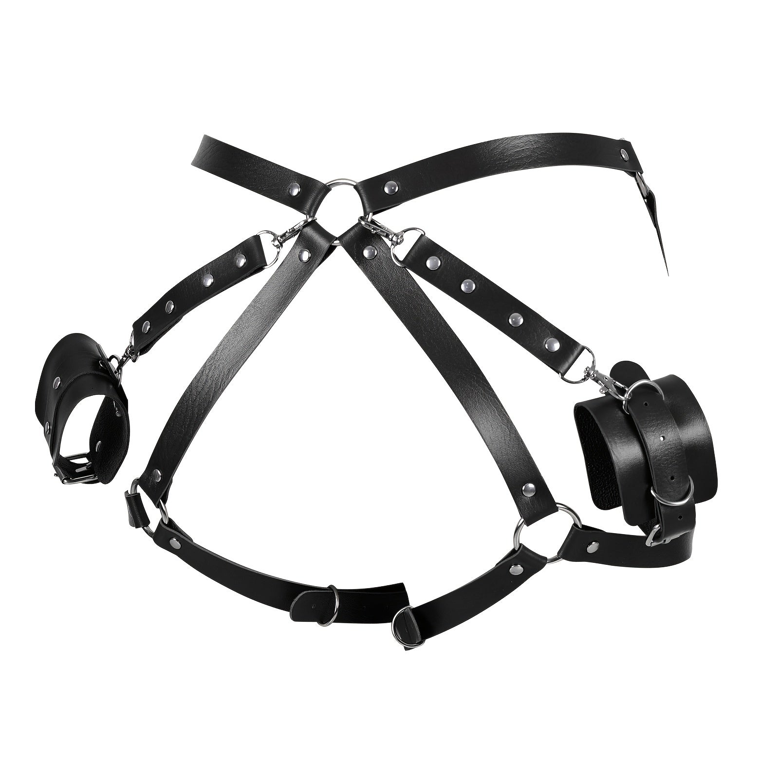 Punk Waist Harness Belt Leather Lingerie Leg Body Garter Gothic