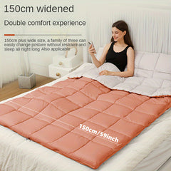 Durable Sleeping Bag for Two with Detachable Pillow
