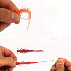 10pcs Worm Fishing Lures for Freshwater & Saltwater Fishing