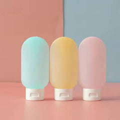 3pcs Refillable Squeeze Bottles for Ketchup Lotion and Shampoo