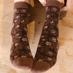 5pairs Women's Cotton Ethnic Tube Socks