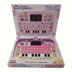 Kids Learning Tablet with Alphabet Keys Numbers Music LED