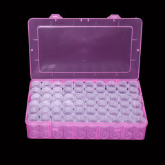 Pink 60 Grids Bead Container Diamond Painting Tools Storage Box