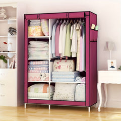 Dustproof Cloth Wardrobe Storage Rack with Zipper