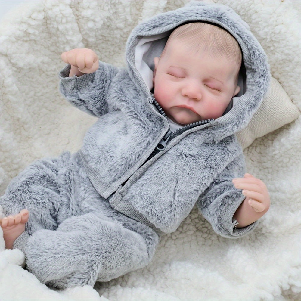 NPK 19 Inch Soft Fabric Body Hand Painted Head Levi Realistic Toy Doll