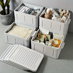 1pc Foldable Storage Box Organizing Box Dormitory Snack Toy Storage Box