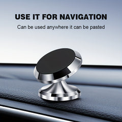 Magnetic Car Phone Holder Mount 360-Degree Rotation Dashboard Suction Cup