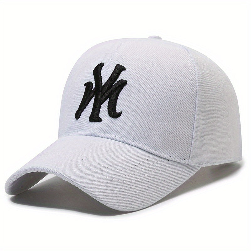 Gothic Letter Embroidered Baseball Cap Hip Hop Dad Hat Adjustable Sports Sun Hat