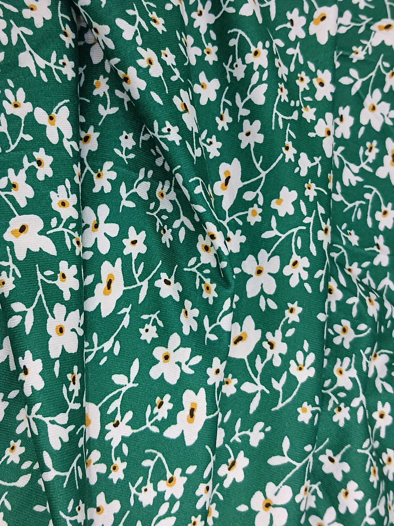  Floral Print High Rise Wide Leg Trousers