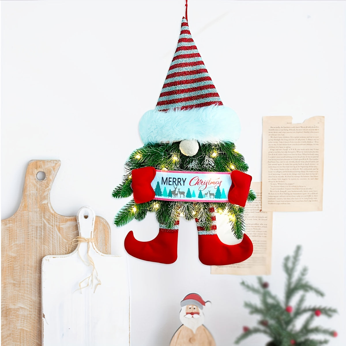Christmas No Face Doll Door Hanging Decoration