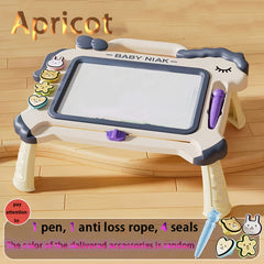 Magnetic Drawing Board with Erasable Surface Seals & Stickers