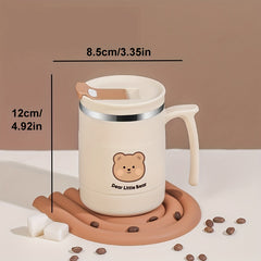 17oz Stainless Steel Travel Coffee Mug with Straw and Lid