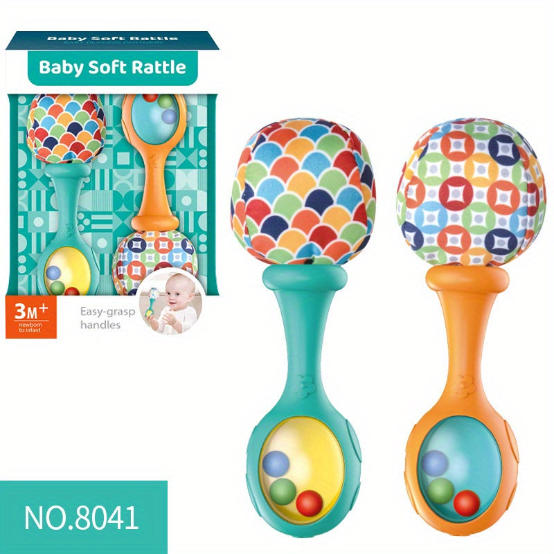 Sha Chui Newborn Baby Hearing Grip Training Bell Toy