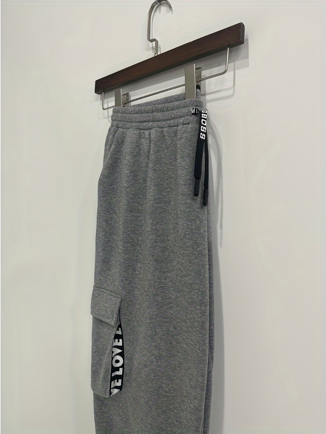 Women's Plus Size Sports Pants Elastic High Rise Jogger Sweatpants