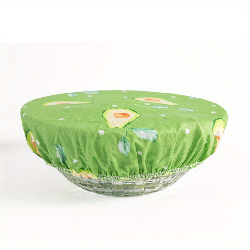 3pcs Elastic Bowl Covers Stretch Wrap Food Storage Cover