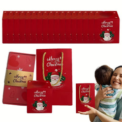 Folding Bouncing Christmas Gift Set w/ Gift Bag & Card