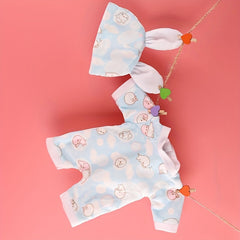 Pink Rabbit Princess Dress for 12 Dolls with Hat & Accessories