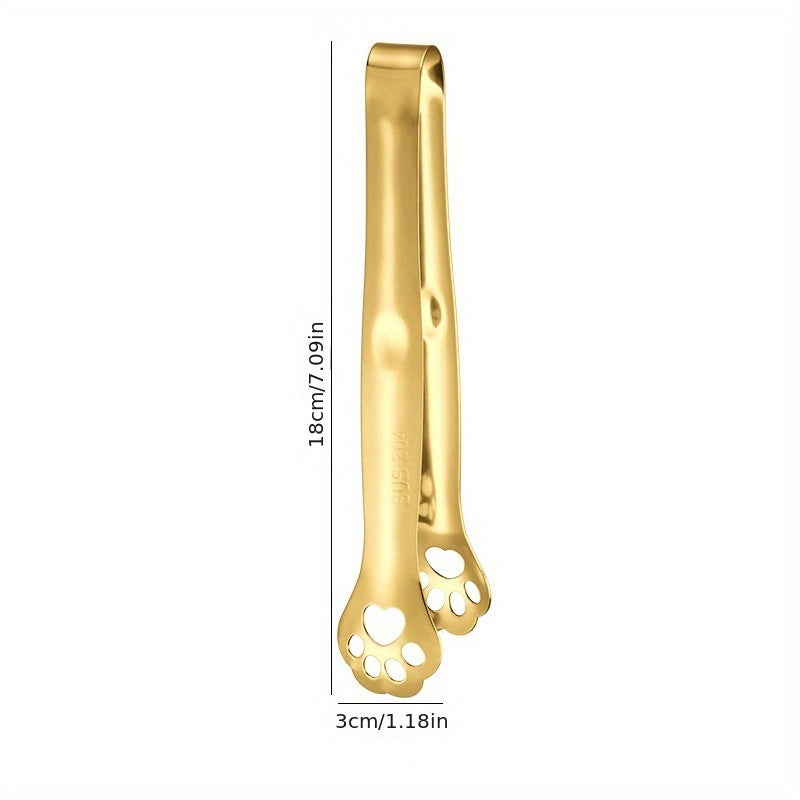 Animal Paw Stainless Steel Food Tongs Cooking Clip for BBQ Salad Steak Bread