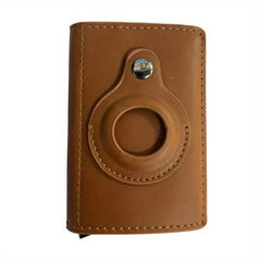 Carbon Fiber Airtag Wallet Men's Business ID Credit Card Holder