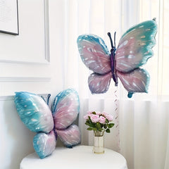 148pcs Purple Butterfly Balloon Set for Party Scene Layout
