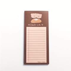 Cookie Bear Tearable Portable Note Book 50 Sheets