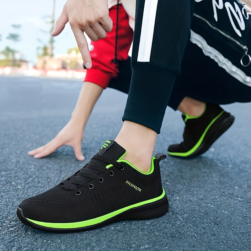 Men's Knitted Breathable Sneakers for Running Jogging