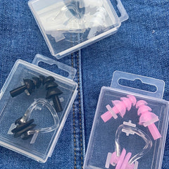 Waterproof Nose Clip Earplug Set for Swimming