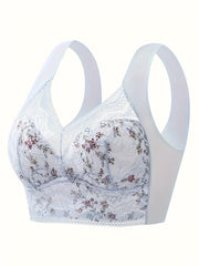 Wireless Lace Bra Luxury Full Coverage Lingerie