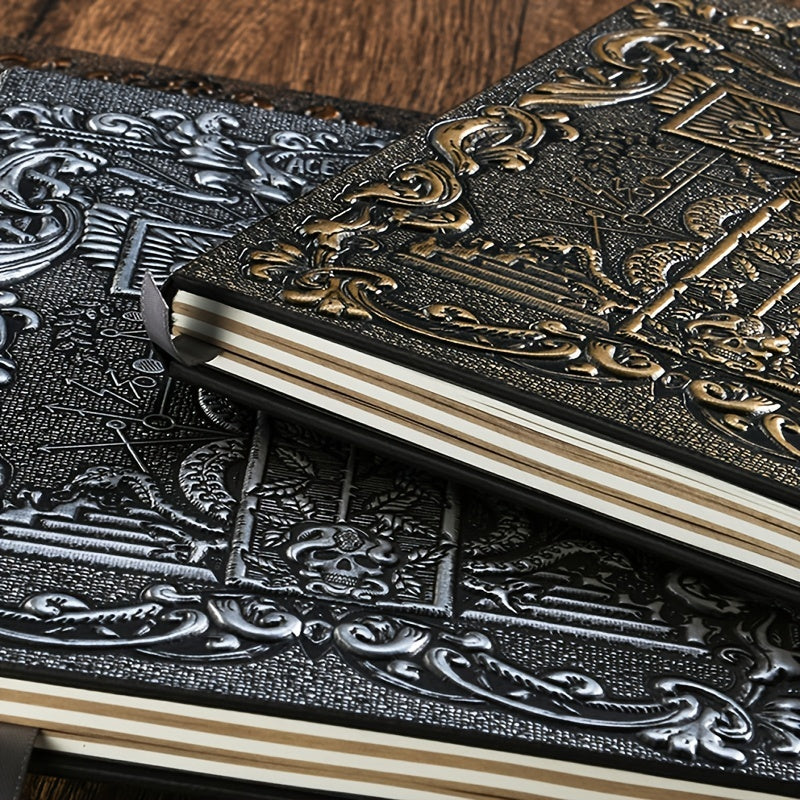 Tarot Retro Relief Notebook w/ 100 Sheets