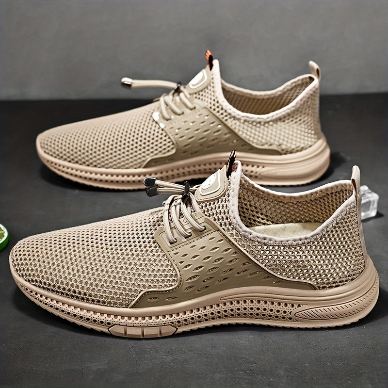 Men's Lightweight Slip On Casual Shoes Breathable Mesh Soft Sole Sneakers