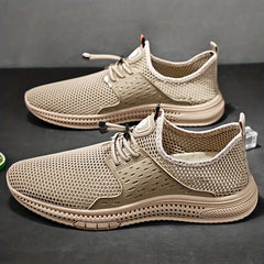 Men's Lightweight Slip On Casual Shoes Breathable Mesh Soft Sole Sneakers