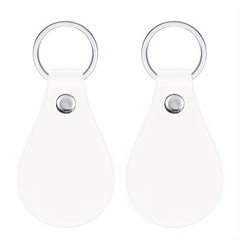 30pcs DIY Leather Key Fob Kit with Rivets and Key Rings