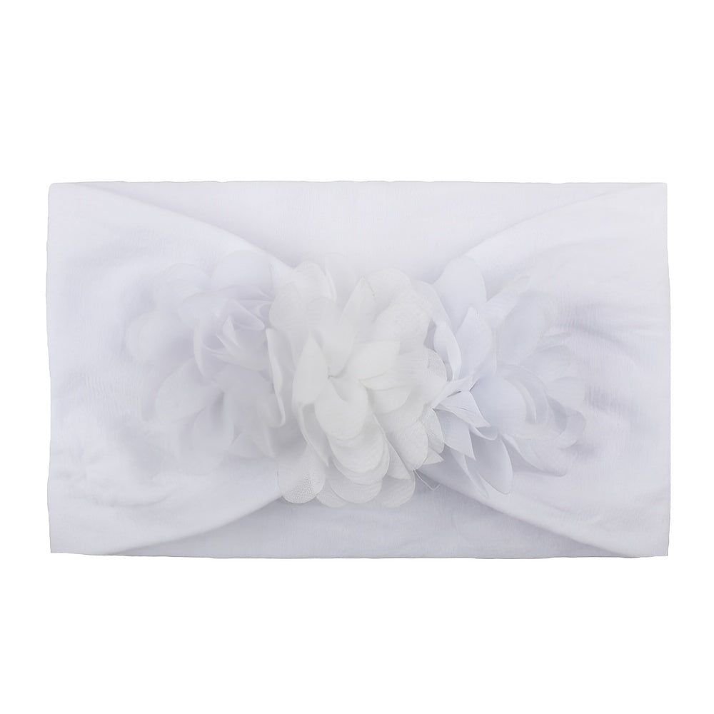 Baby Girls Nylon Three Flower Headband Hair Accessories