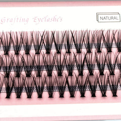 60 Cluster Eyelashes 20D C Curl 10 12 14mm Mixed False Eyelashes DIY