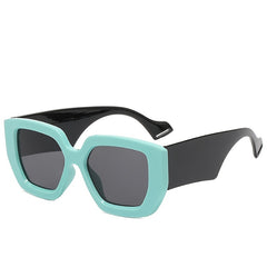 Y2K Square Sunglasses HipHop Beach Party UV400