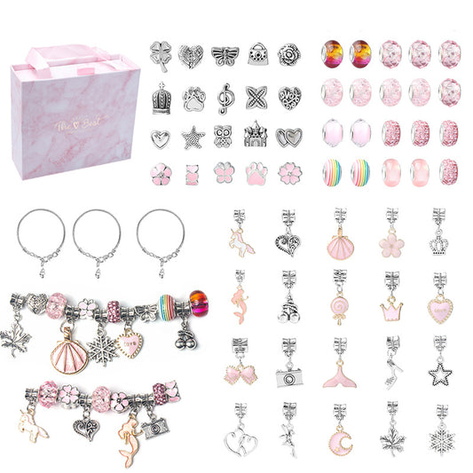 Girls Bracelet Making Kit Charm Beads Bracelet Making Crafts Set
