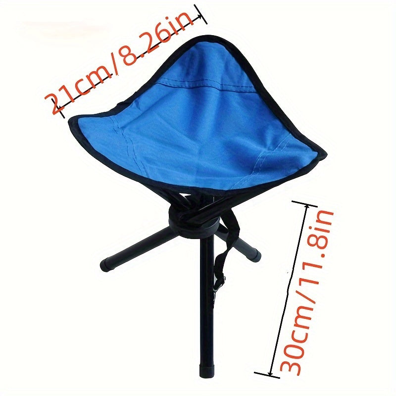 Portable Folding Triangle Stool for Outdoor Camping