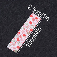 4pcs Pink Love PEVA Stickers Anxiety Sensory Decompression Stickers