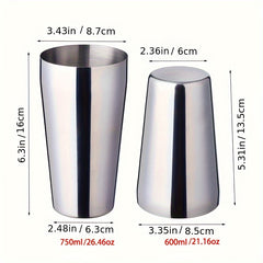 Boston Bartender Set Stainless Steel Cocktail Bar Accessories