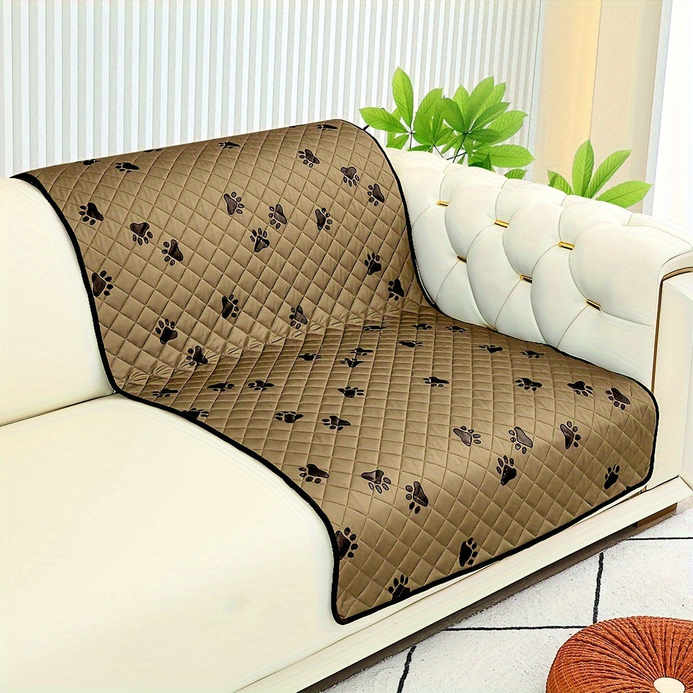 Pet Paw Print Mat Cartoon Blanket Soft Comfortable