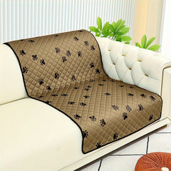 Pet Paw Print Mat Cartoon Blanket Soft Comfortable