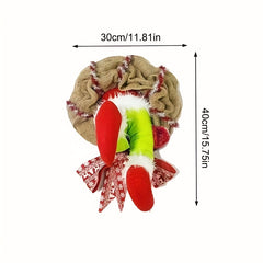 Christmas Thief Wreath Front Door Decoration Family Gathering Decoration