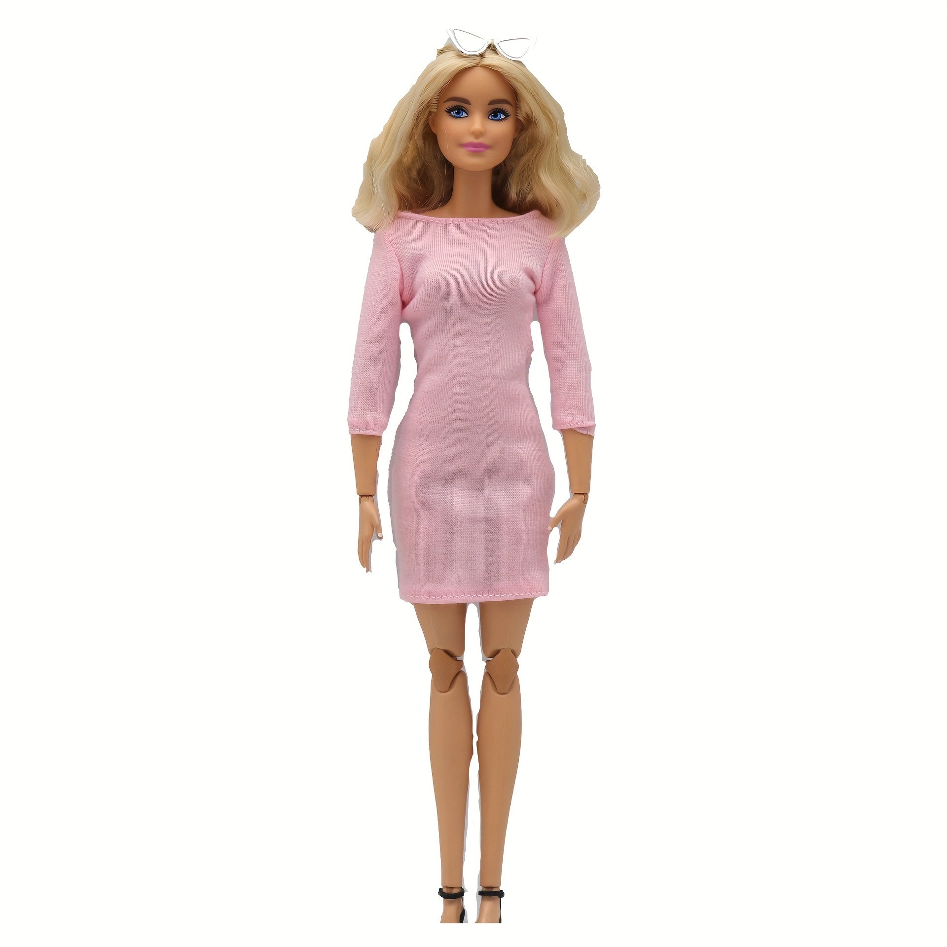 Doll Long Sleeved Dress 30 cm Mixed Colors Model Party Costume
