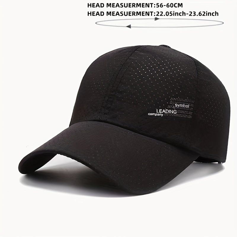 Men's Printed Sunscreen Baseball Hat Outdoor Quick-drying Peaked Cap