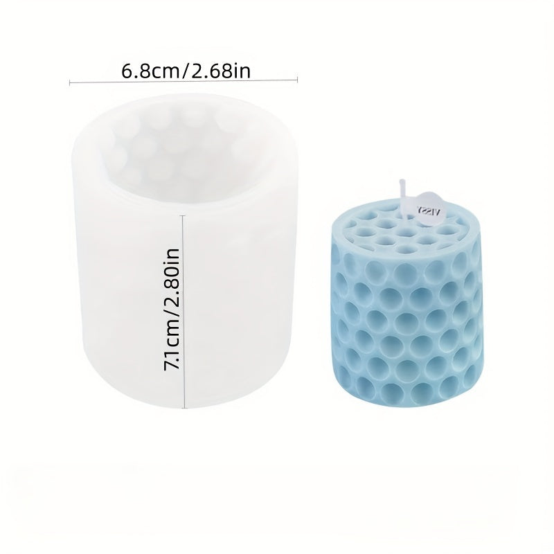 3D Bee Honeycomb Candle Making Molds Silicone Plaster Mold