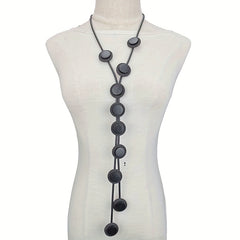 Y Shaped Long Pendant Necklace Bohemian Accessories Party Clothing Neck Jewelry