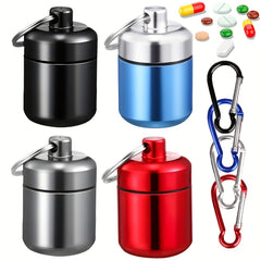 4pcs Waterproof Pill Organizer for Travel and Outdoor Activities