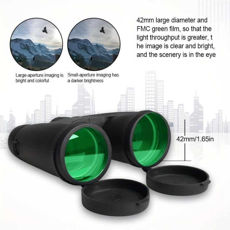 Waterproof & Dustproof Binoculars for Adults Coated Optics BaK 4 Prisms