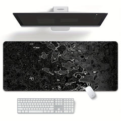 Large Dark Gray Gaming Mouse Pad Non-Slip Rubber Material Office Use
