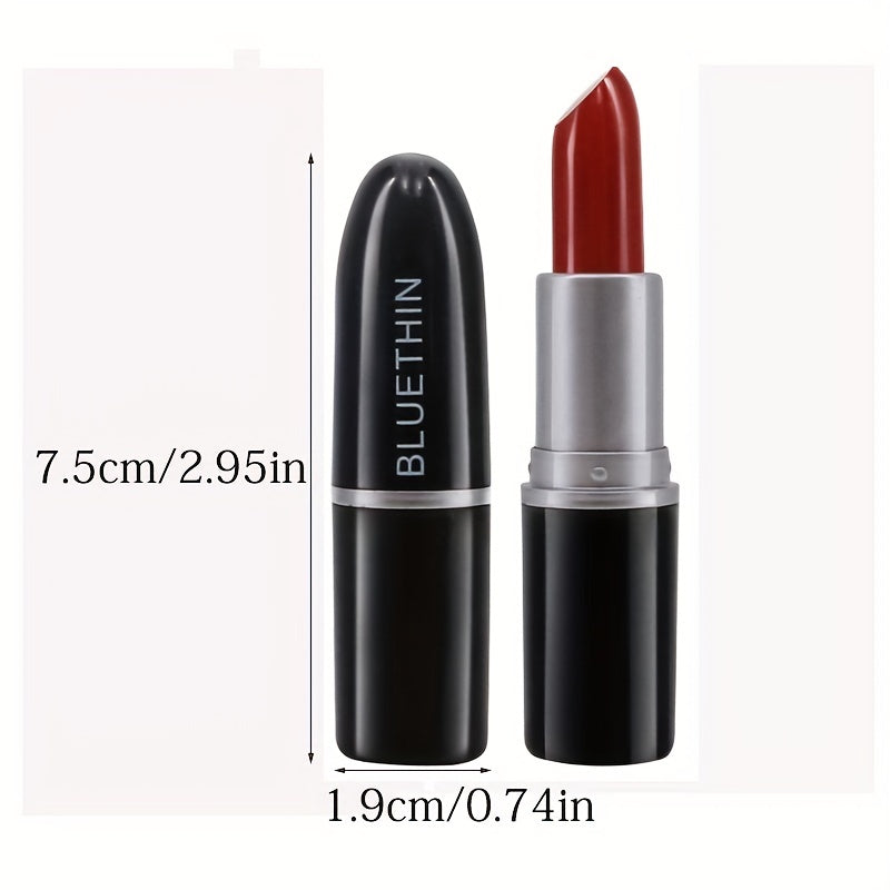 Silky Soft Cream Lipstick Nude Matte Moisturizing Sexy Smooth Lip Makeup